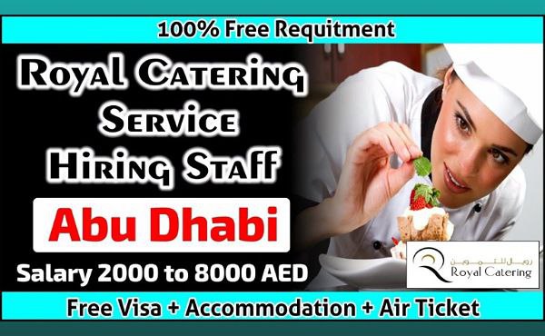 Royal Catering Abu Dhabi Latest Jobs 2023