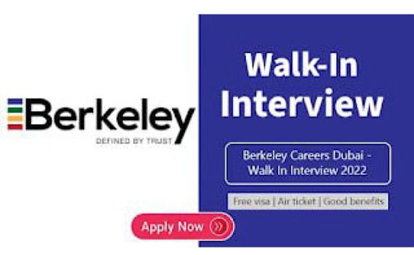Berkeley Dubai Walk In Interview -2023