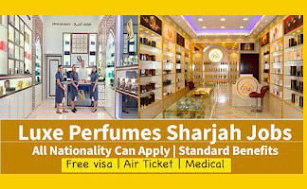 Luxe Perfumes Sharjah Latest Jobs 2023