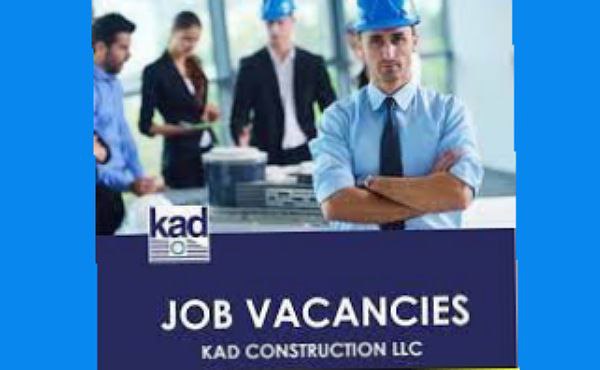 KAD Construction Dubai Latest Jobs 2024