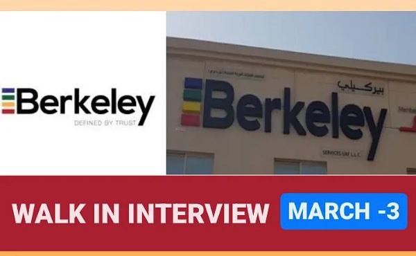 Berkeley Services Careers in UAE |Latest Interview 2024