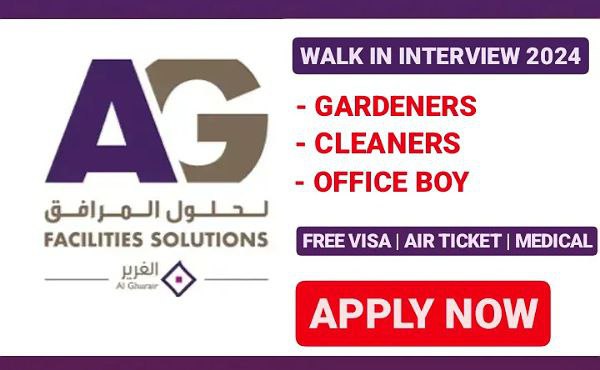 AG Facilities Solutions Latest Walk in interview 2024