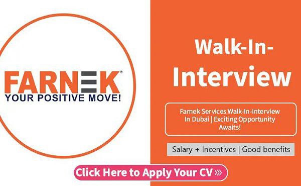 Farnek Services Walk-In-Interview In Dubai | Exciting Opportunity Awaits