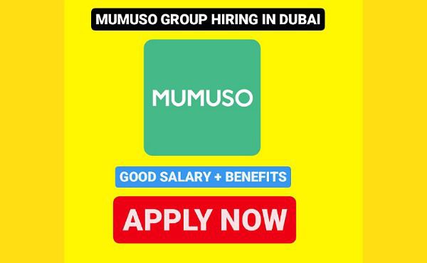 MUMUSO Careers Jobs Vacancies In UAE 2024