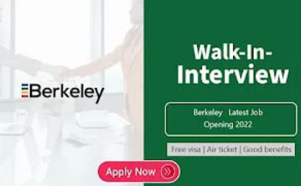 Berkeley Dubai Latest Walk In Interview -2023