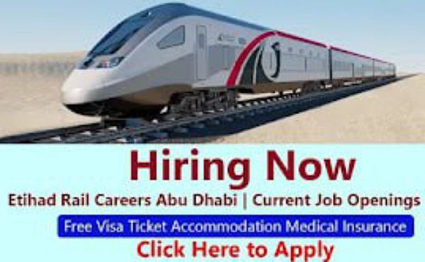 Etihad Rail Abu Dhabi Hiring 2023