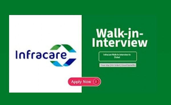 Infracare Facilities Management Company Walk In Interview 2022