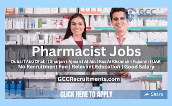 Latest Pharmacist Jobs Openings in UAE 2023