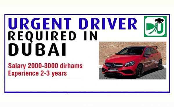 Urgently Required Driver
